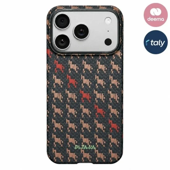 Pitaka Happiness Rides Ultra-Slim Case For Iphone 17 Pro - Ebon Kylin